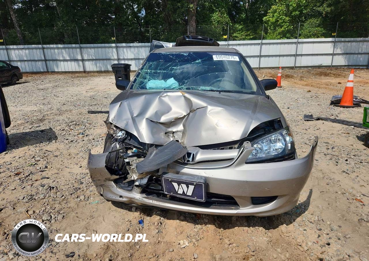 2004 Honda Civic Lx VIN:1HGES16504L020750 - 5