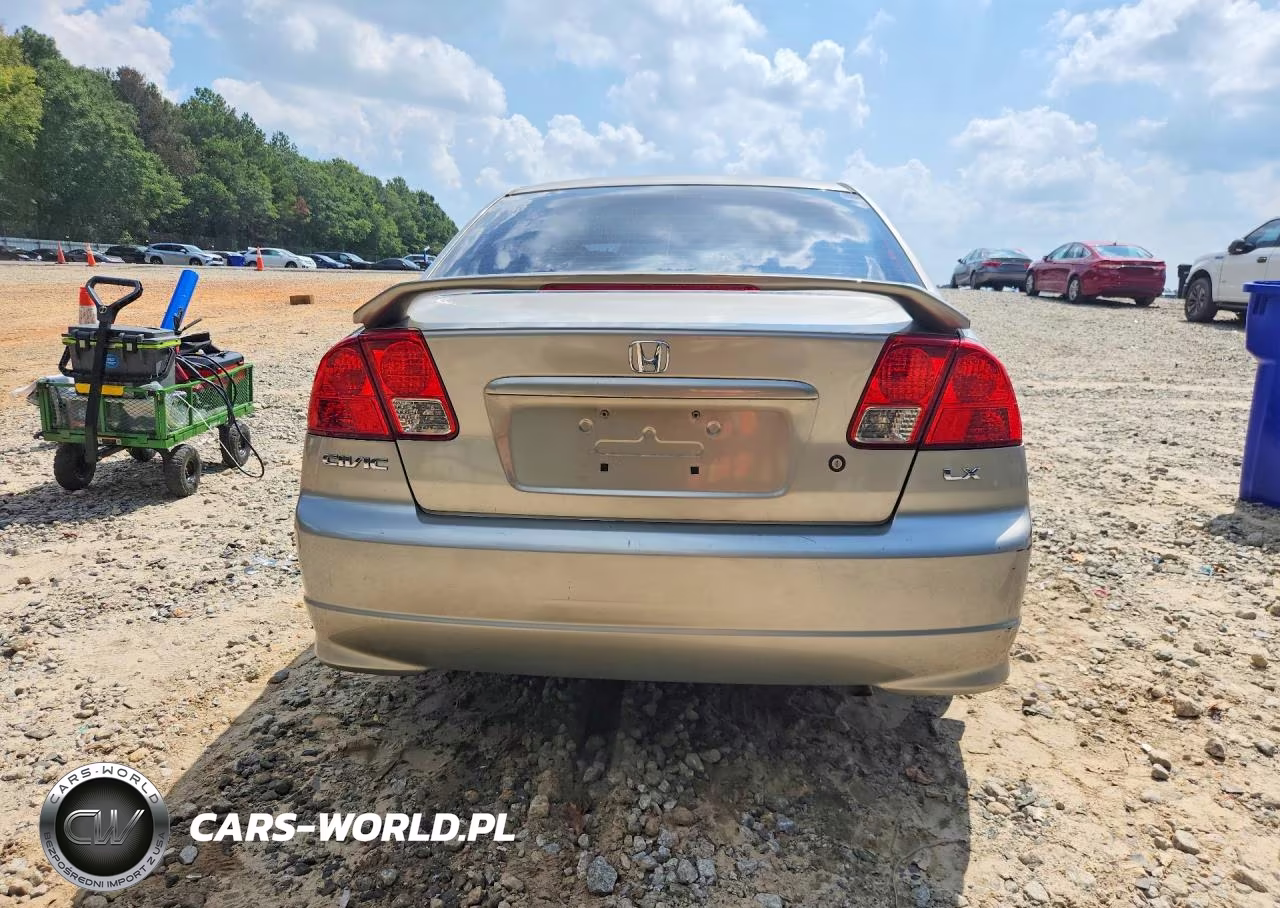 2004 Honda Civic Lx VIN:1HGES16504L020750 - 6
