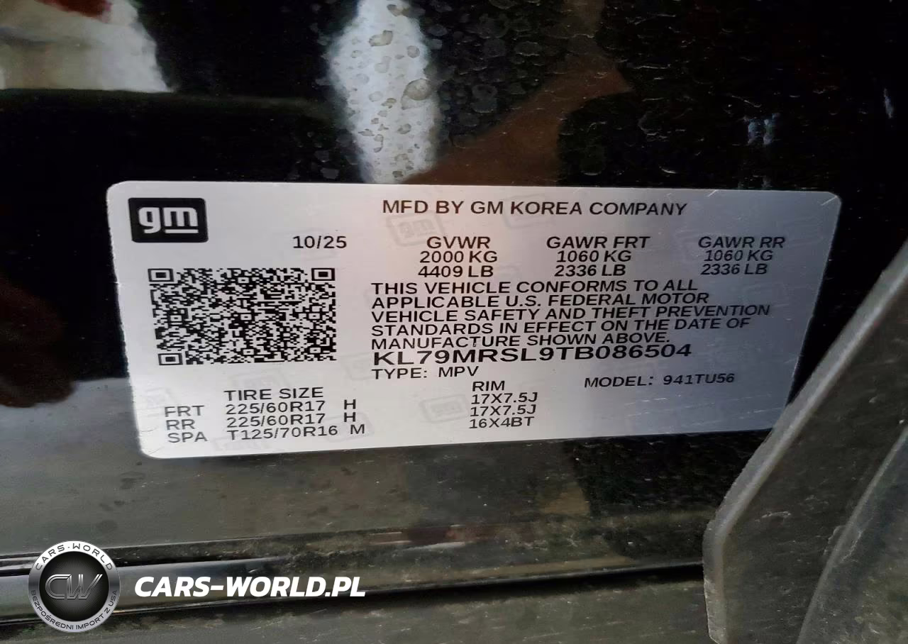 2026 Chevrolet Trailblazer Lt VIN:KL79MRSL9TB086504 - 12