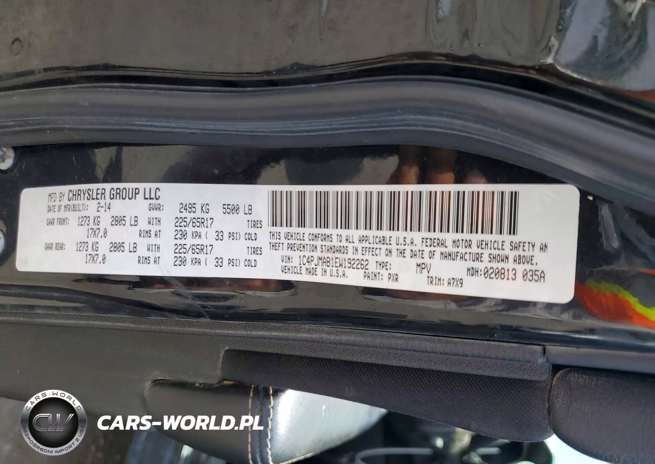 2014 Jeep Cherokee Sport VIN:1C4PJMAB1EW192262 - 13