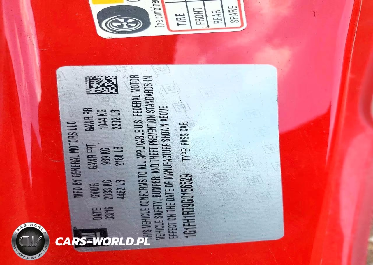 2016 Chevrolet Camaro Ss VIN:1G1FH1R79G0156629 - 12