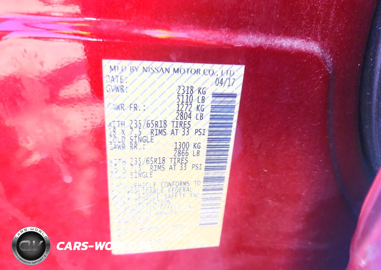 2017 Nissan Murano Sl VIN:5N1AZ2MG8HN158853 - 13
