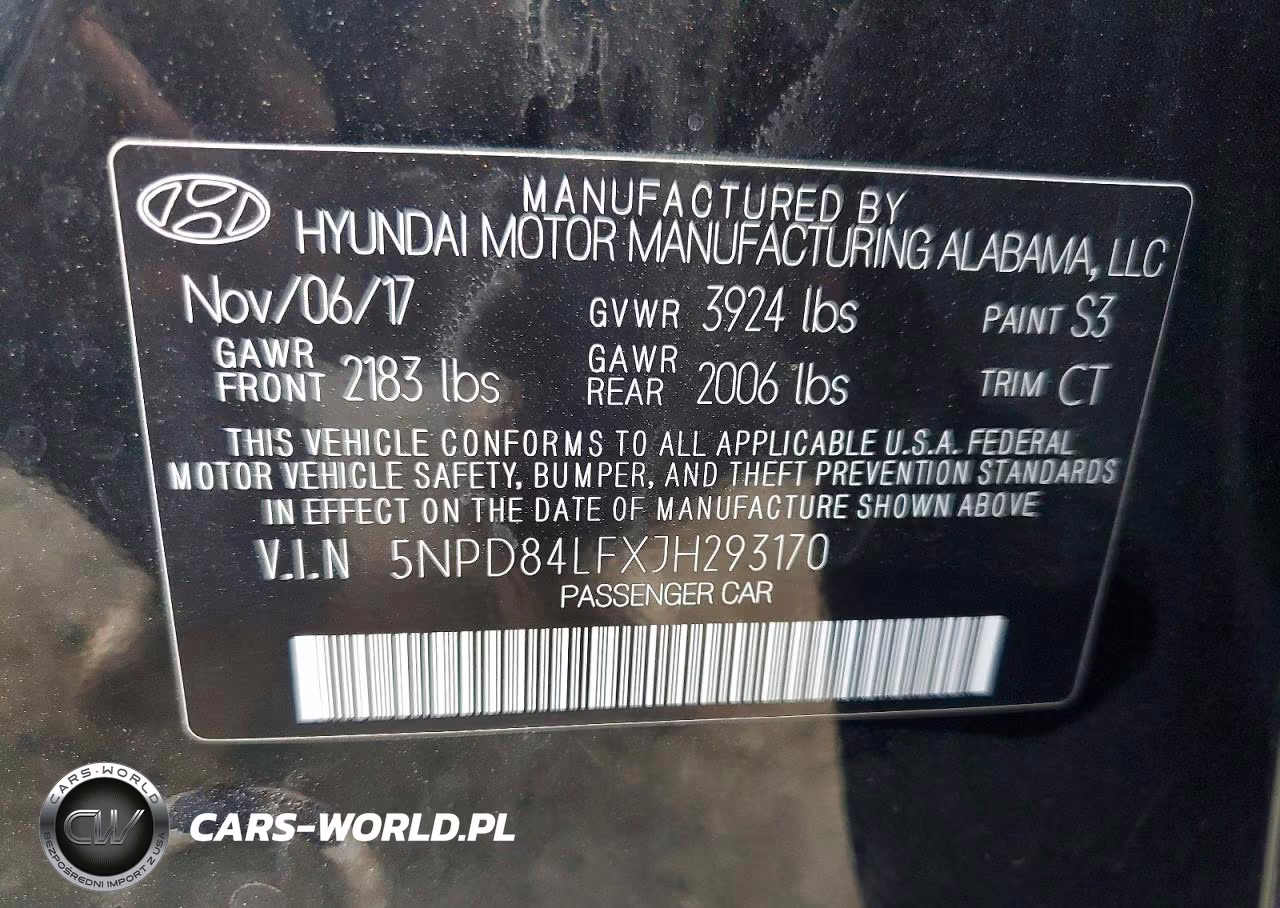 2018 Hyundai Elantra Sel VIN:5NPD84LFXJH293170 - 12
