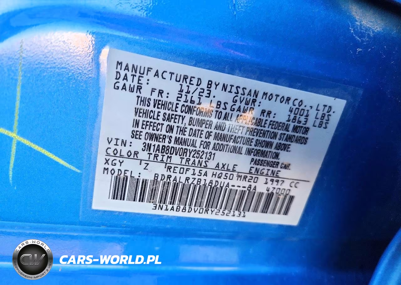 2024 Nissan Sentra Sr VIN:3N1AB8DV0RY252131 - 13