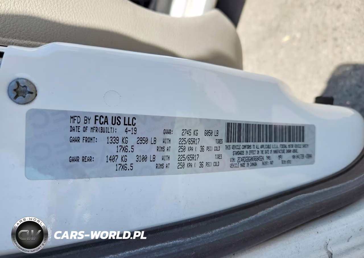 2019 Dodge Grand Caravan Se VIN:2C4RDGBG0KR684524 - 13