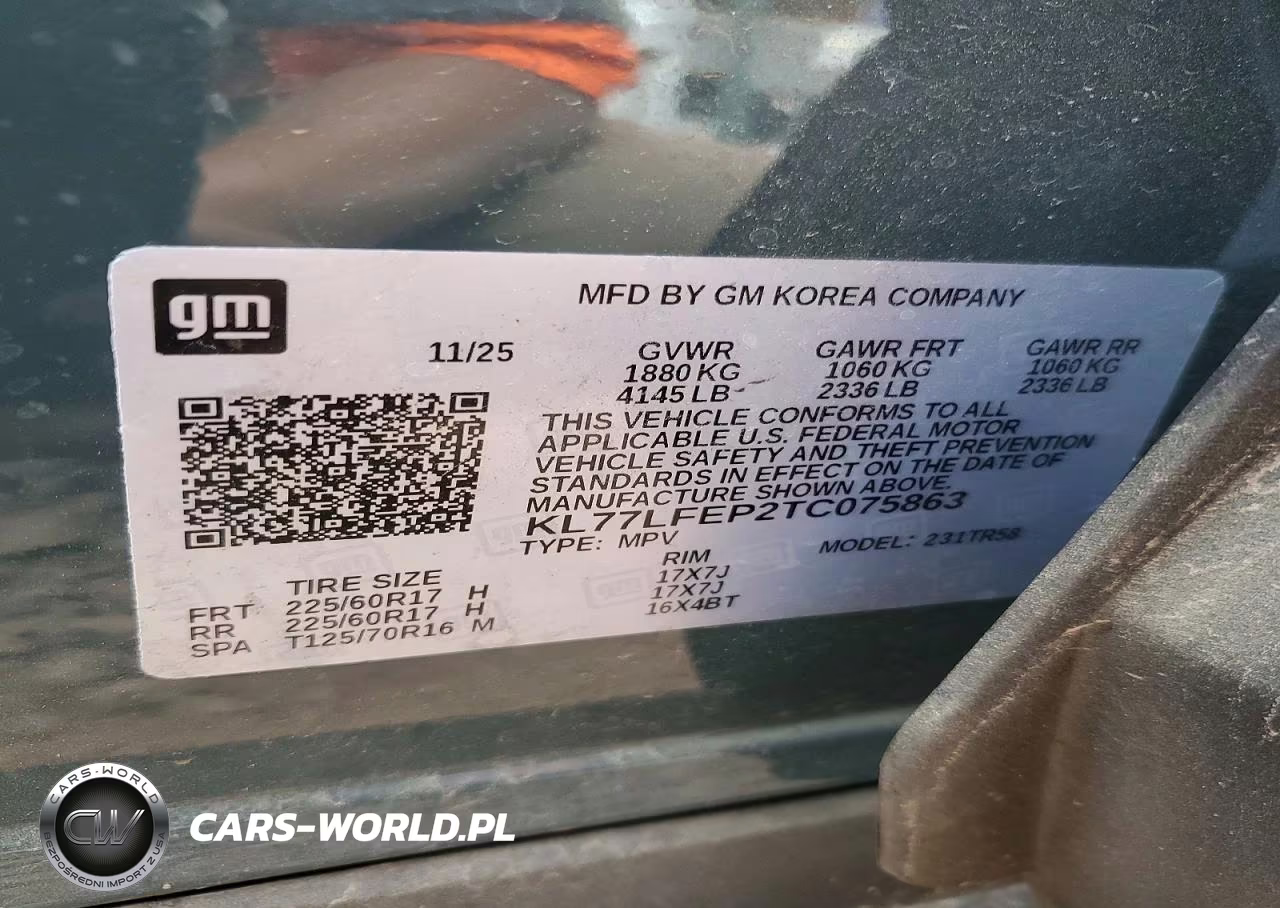2026 Chevrolet Trax Ls VIN:KL77LFEP2TC075863 - 13