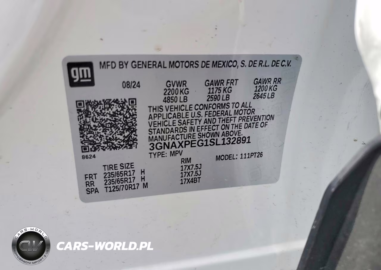 2025 Chevrolet Equinox Lt VIN:3GNAXPEG1SL132891 - 13