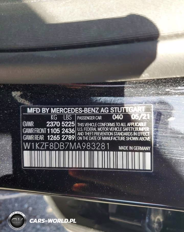 2021 Mercedes-Benz E 350 VIN:W1KZF8DB7MA983281 - 12