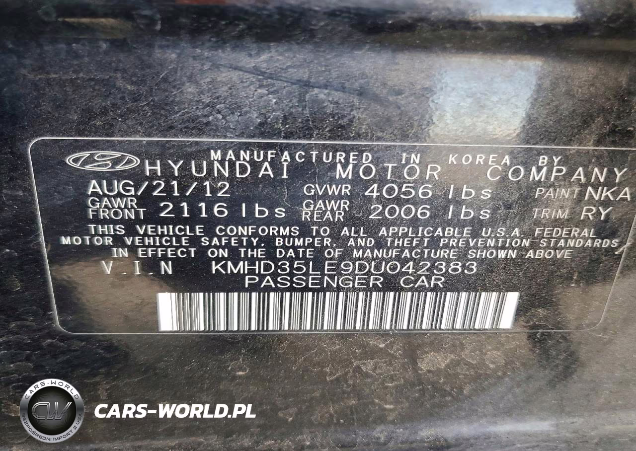 2013 Hyundai Elantra Gt Base VIN:KMHD35LE9DU042383 - 13