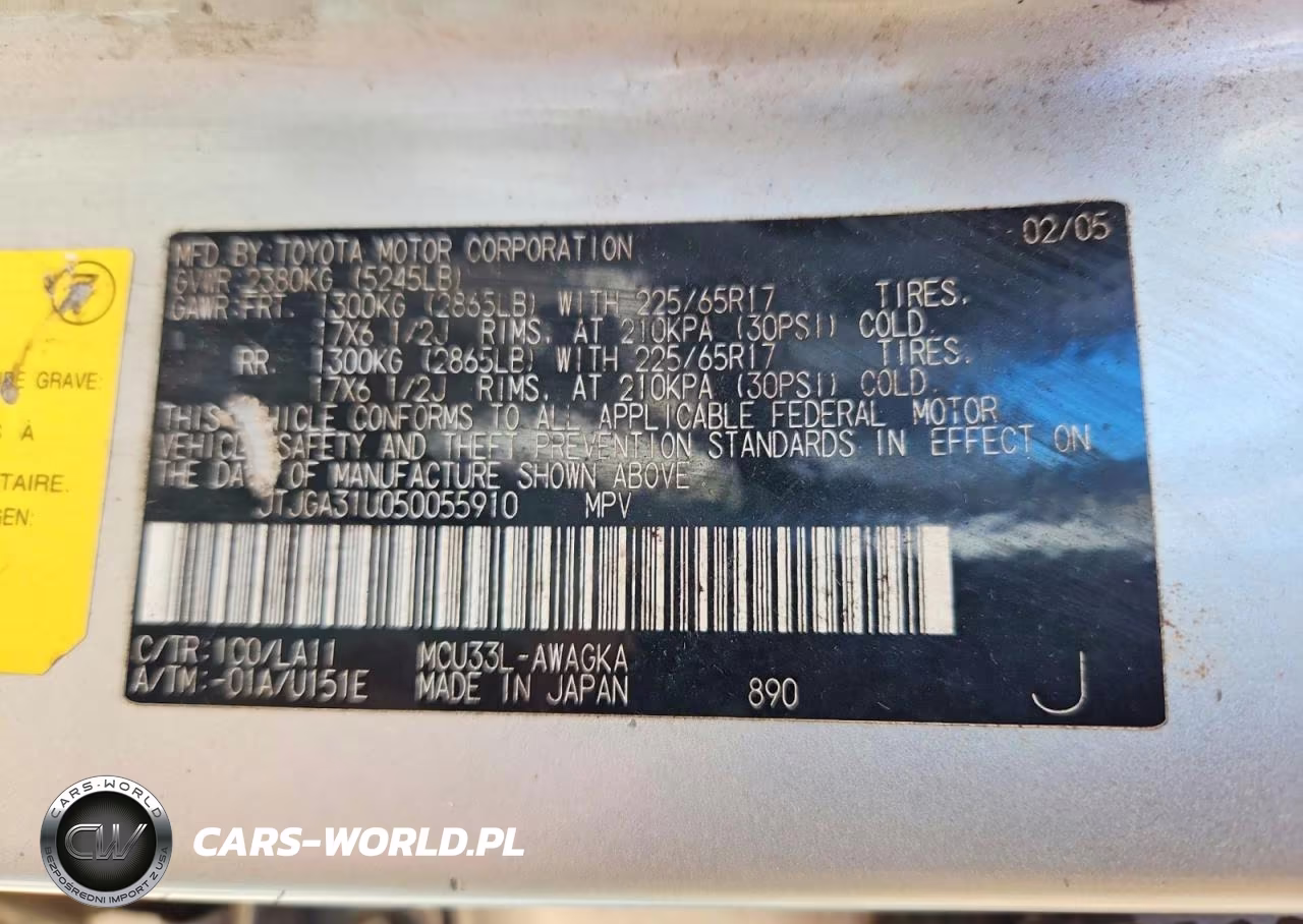 2005 Lexus Rx 330 VIN:JTJGA31U050055910 - 14
