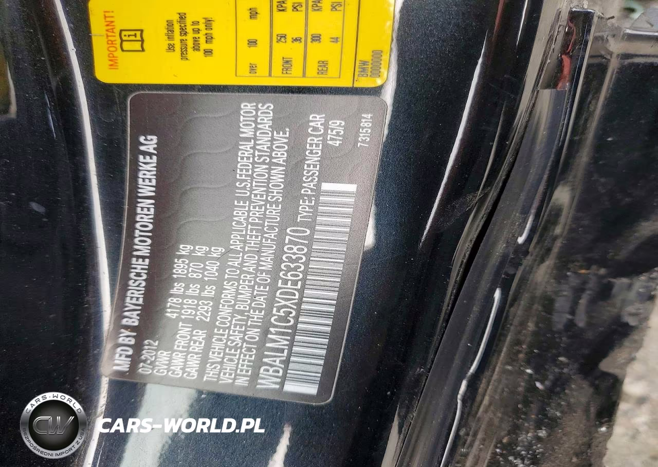 2013 BMW Z4 Sdrive35Is VIN:WBALM1C5XDE633870 - 13