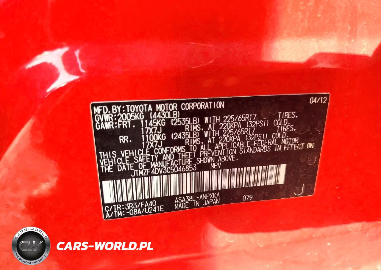 2012 Toyota Rav4 Base VIN:JTMZF4DV3C5046853 - 12