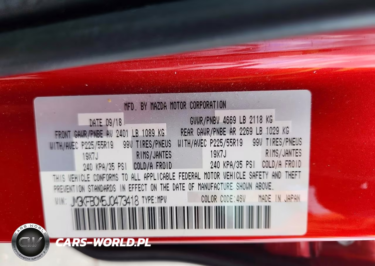 2018 Mazda Cx-5 Touring VIN:JM3KFBCM5J0473418 - 14