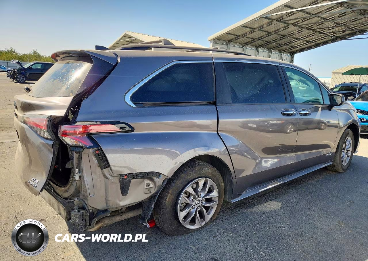 2021 Toyota Sienna Xle VIN:5TDJRKEC5MS019235 - 3