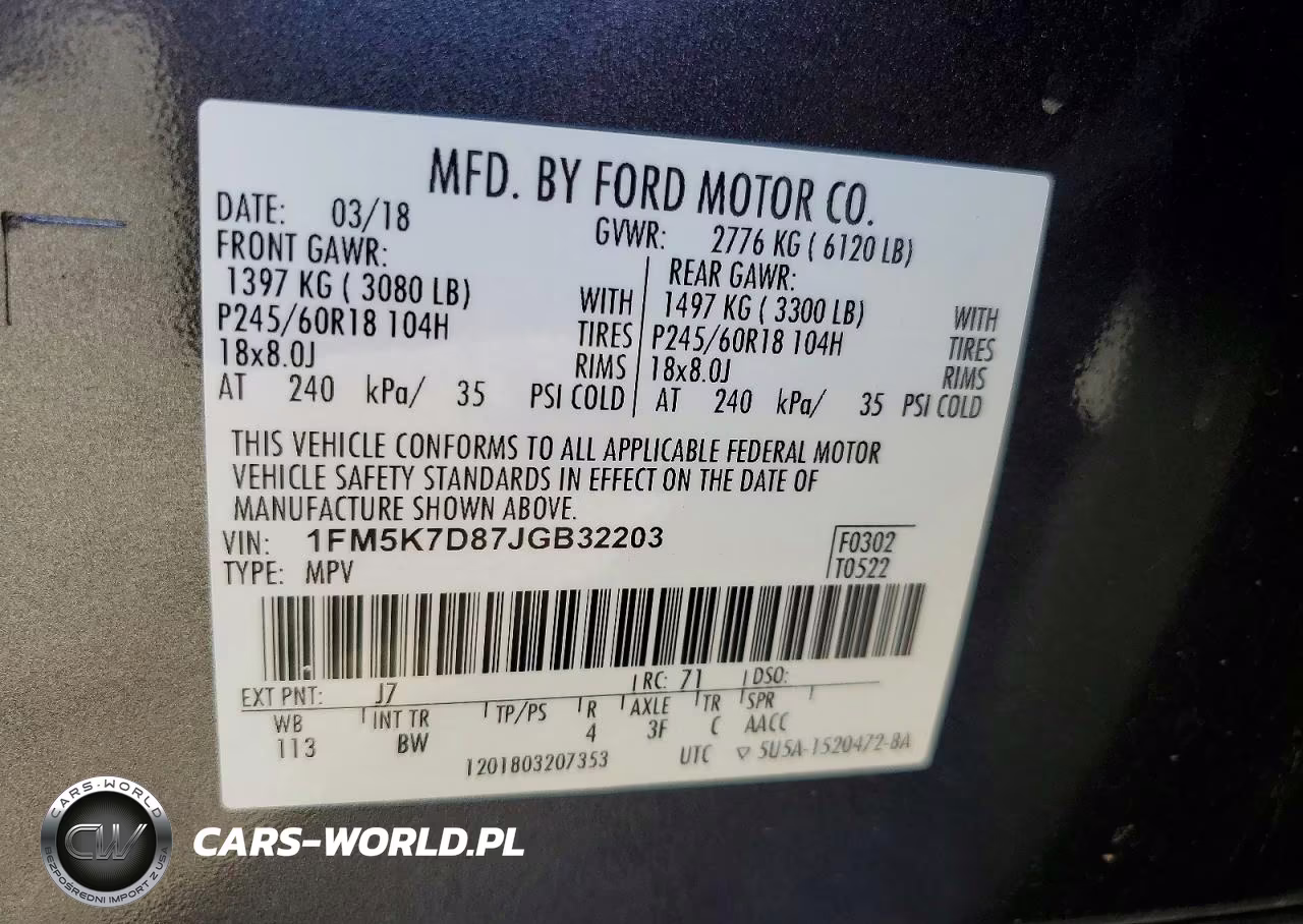 2018 Ford Explorer Xlt VIN:1FM5K7D87JGB32203 - 13
