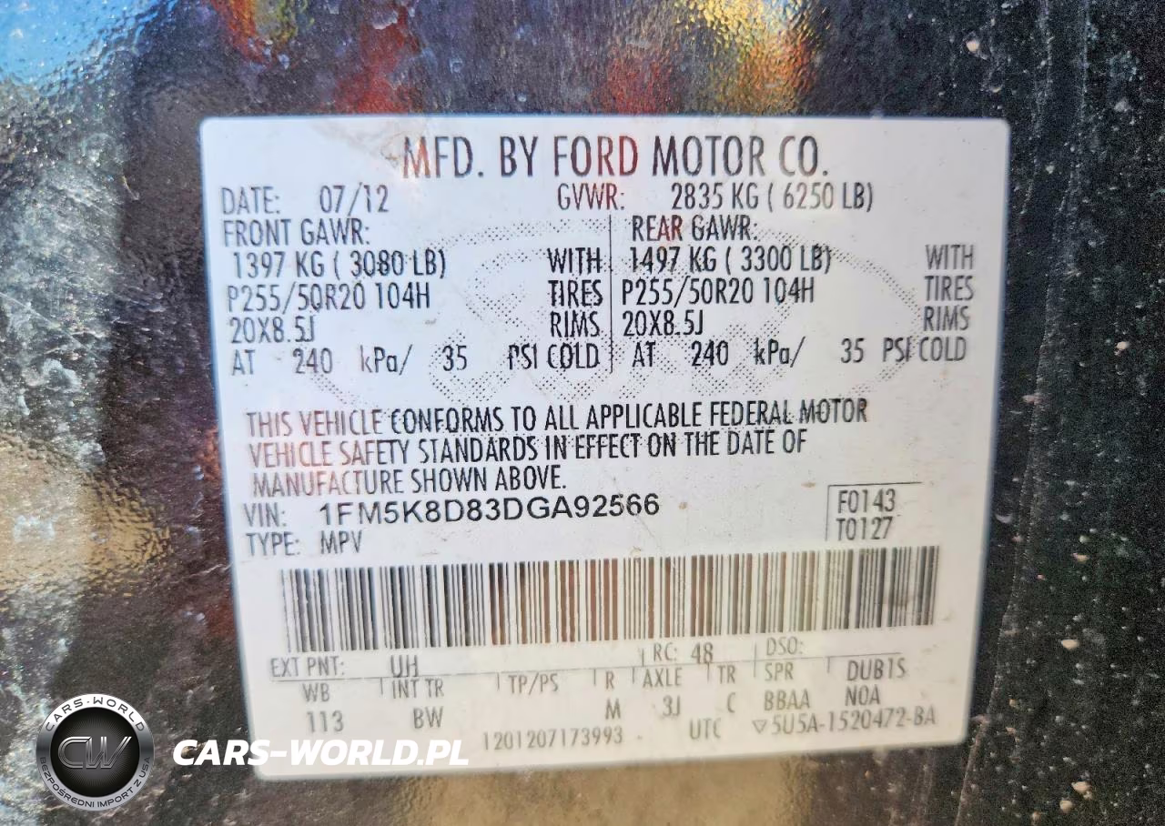 2013 Ford Explorer Xlt VIN:1FM5K8D83DGA92566 - 13