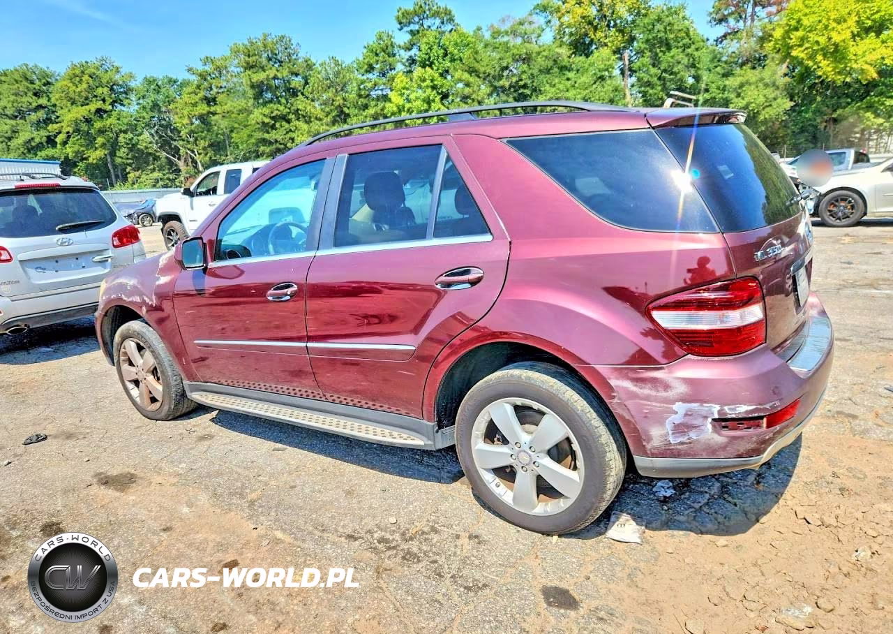 2010 Mercedes-Benz Ml 350 VIN:4JGBB5GB3AA533961 - 2