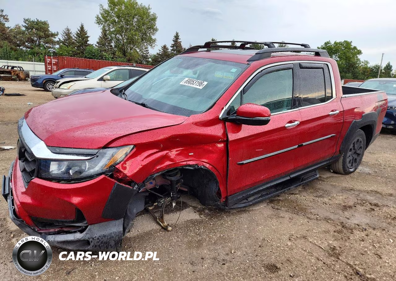 2022 Honda Ridgeline Rtl VIN:5FPYK3F73NB012632 - 1