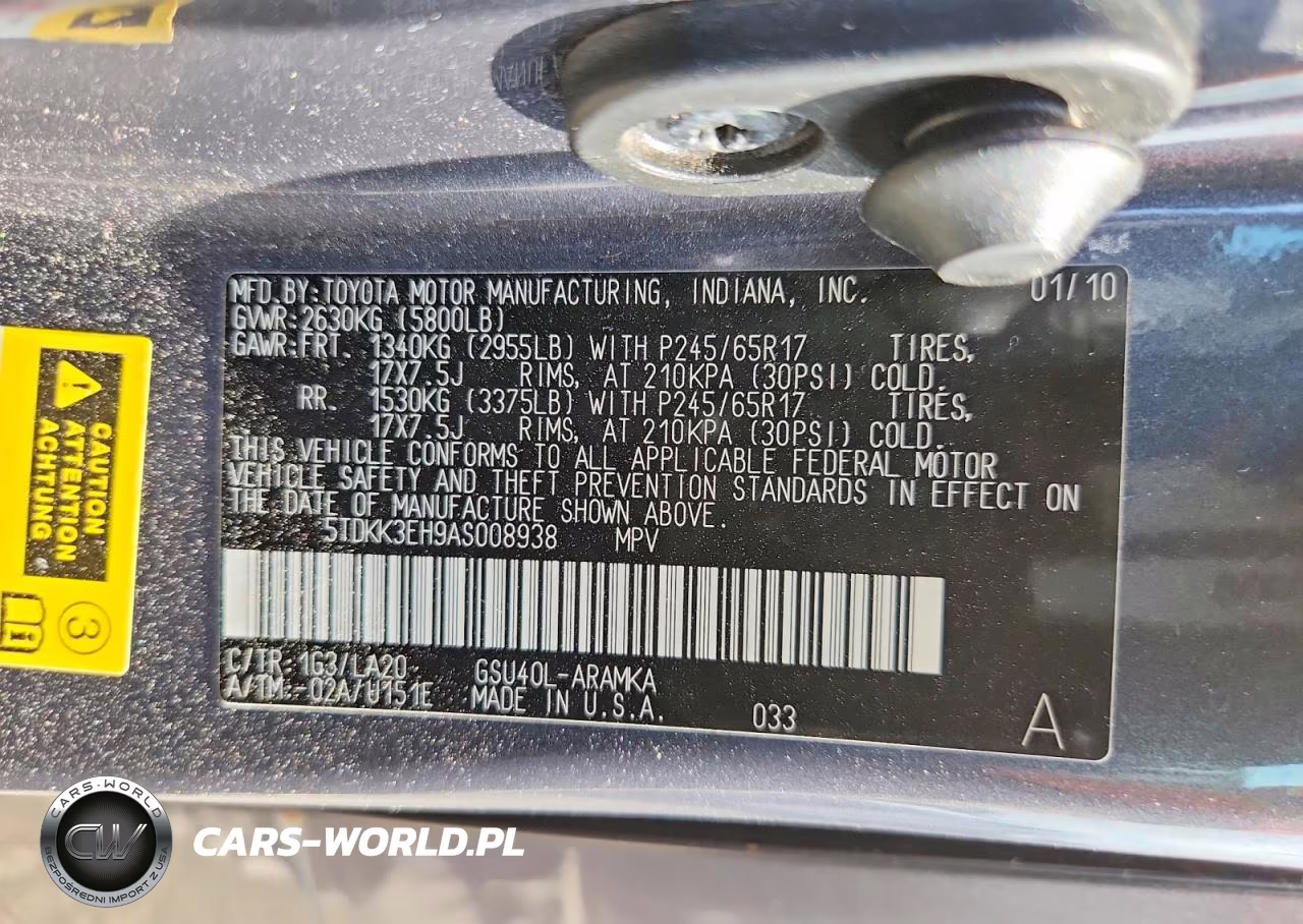 2010 Toyota Highlander Se VIN:5TDKK3EH9AS008938 - 13