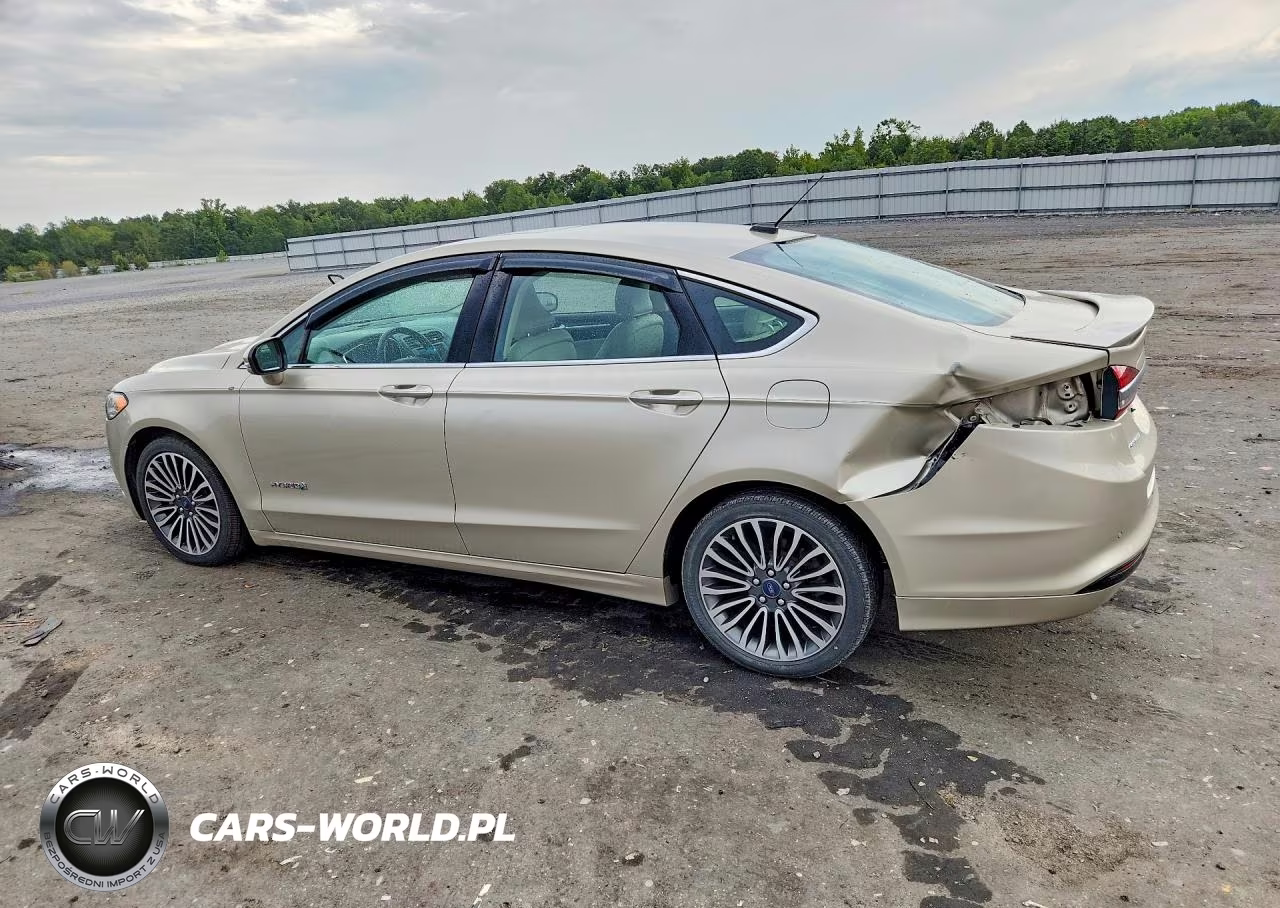 2018 Ford Fusion Titanium-Platinum Hev VIN:3FA6P0RU7JR107565 - 2