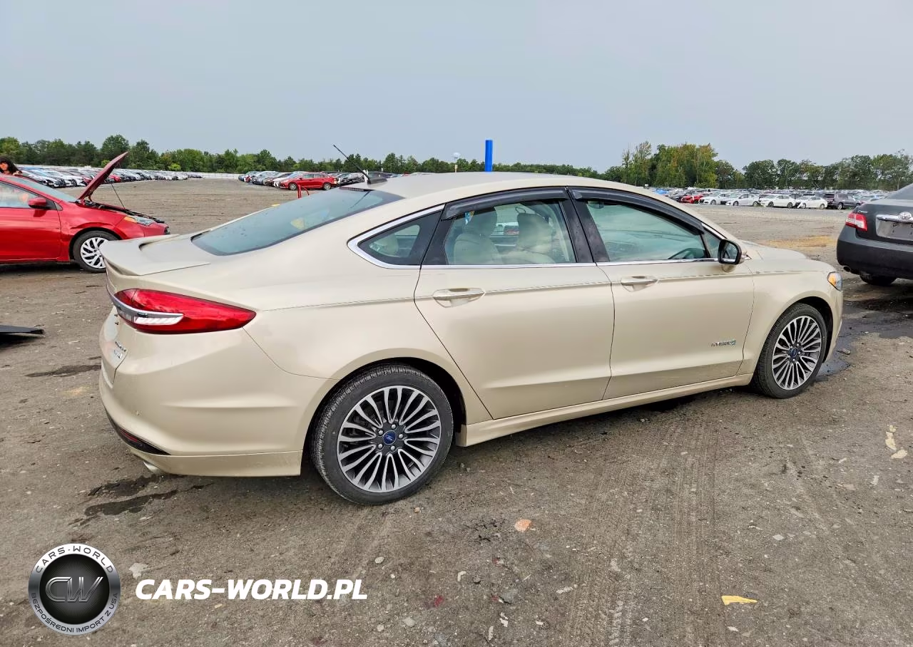 2018 Ford Fusion Titanium-Platinum Hev VIN:3FA6P0RU7JR107565 - 3