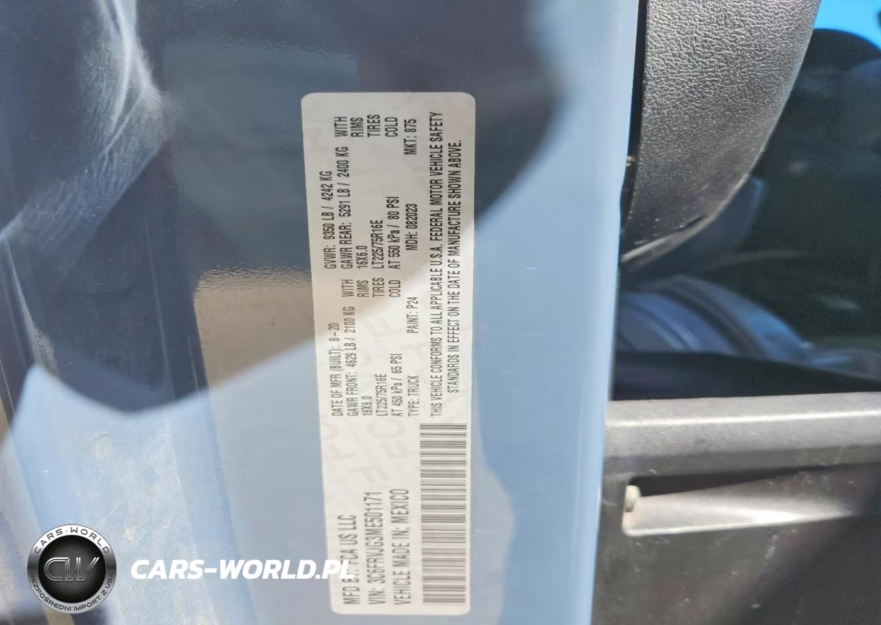 2021 Ram Promaster 3500 Delivery Van VIN:3C6FRVJG3ME501171 - 14