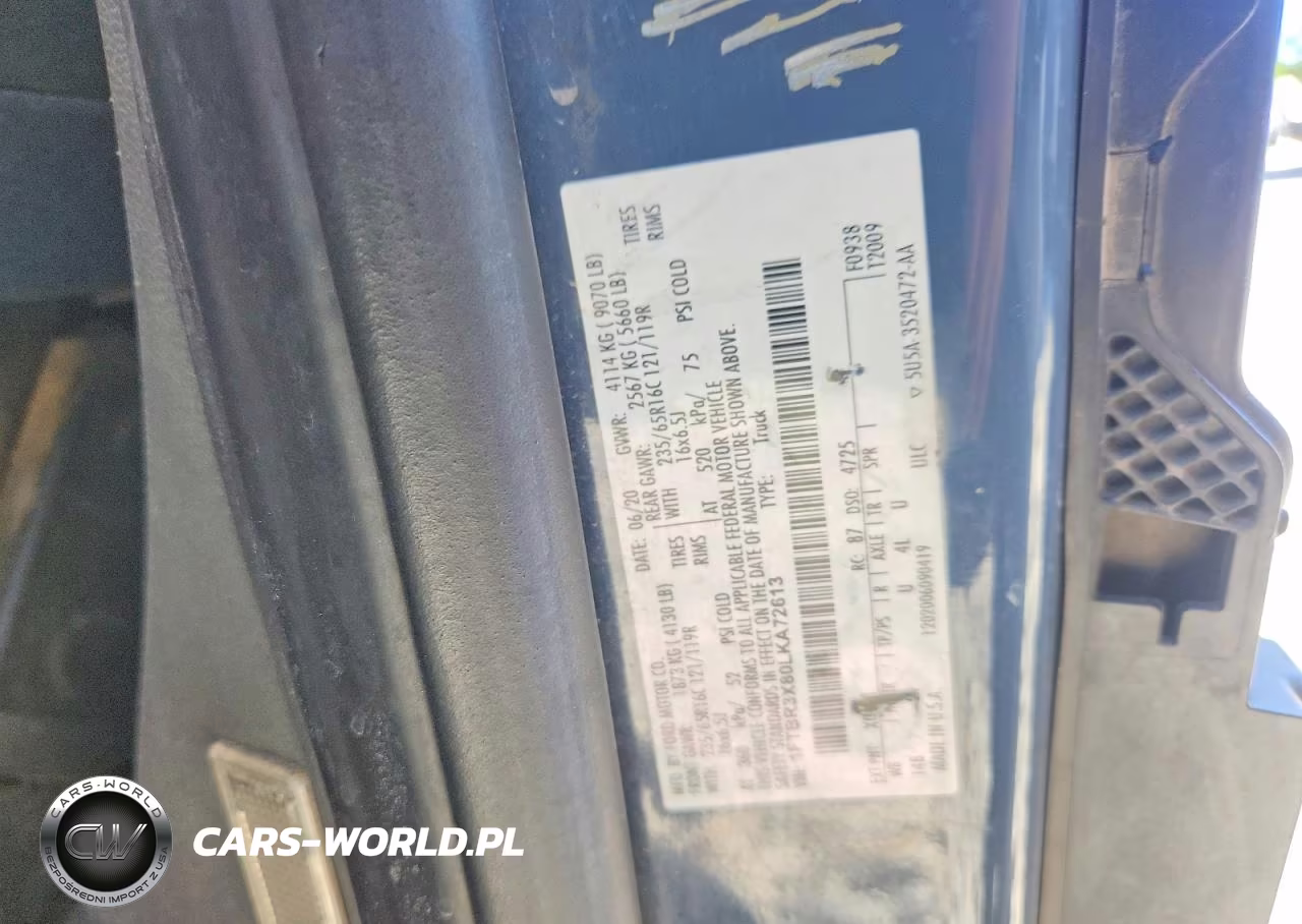 2020 Ford Transit 250 Delivery Van VIN:1FTBR3X80LKA72613 - 12