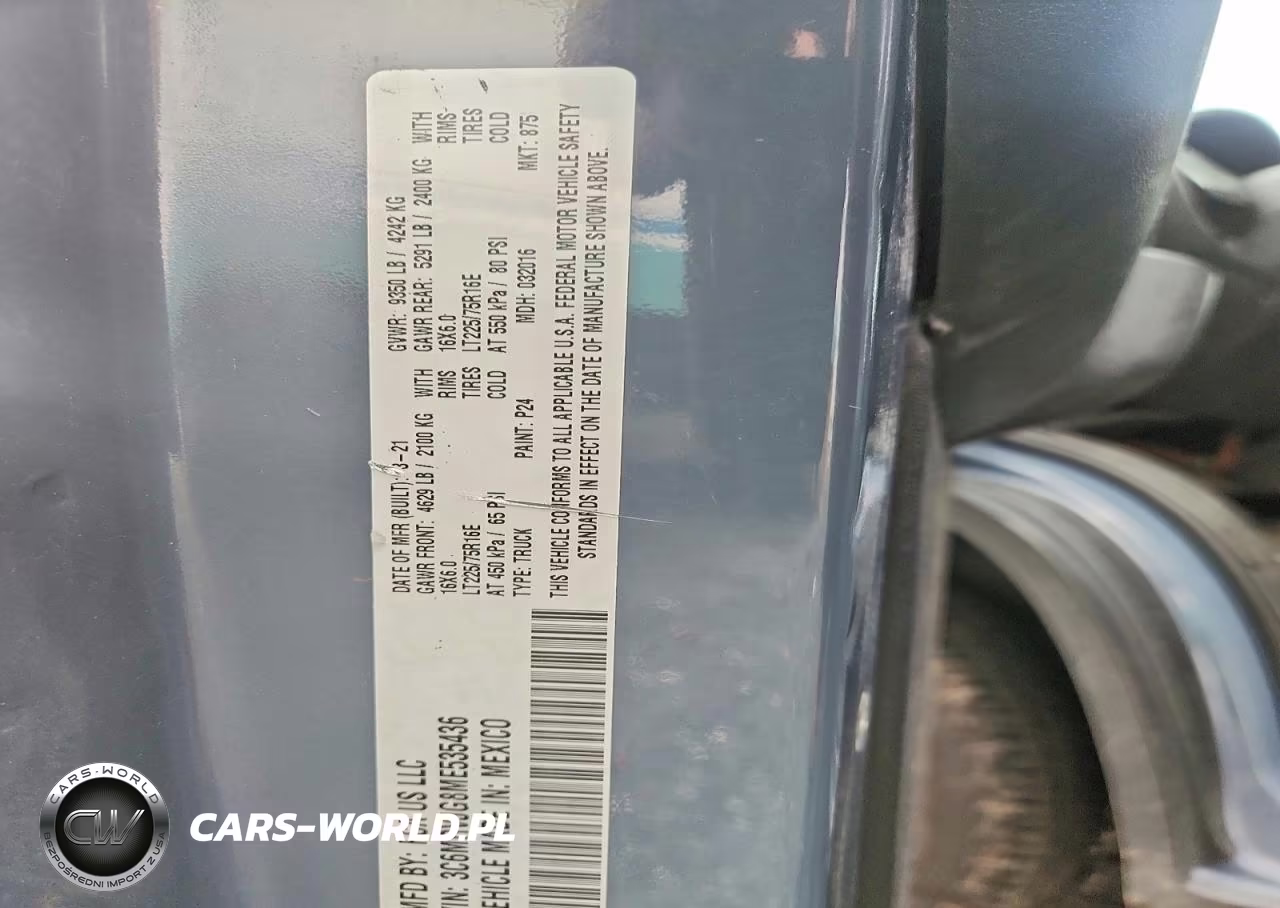 2021 Ram Promaster 3500 Delivery Van VIN:3C6MRVJG8ME535436 - 13