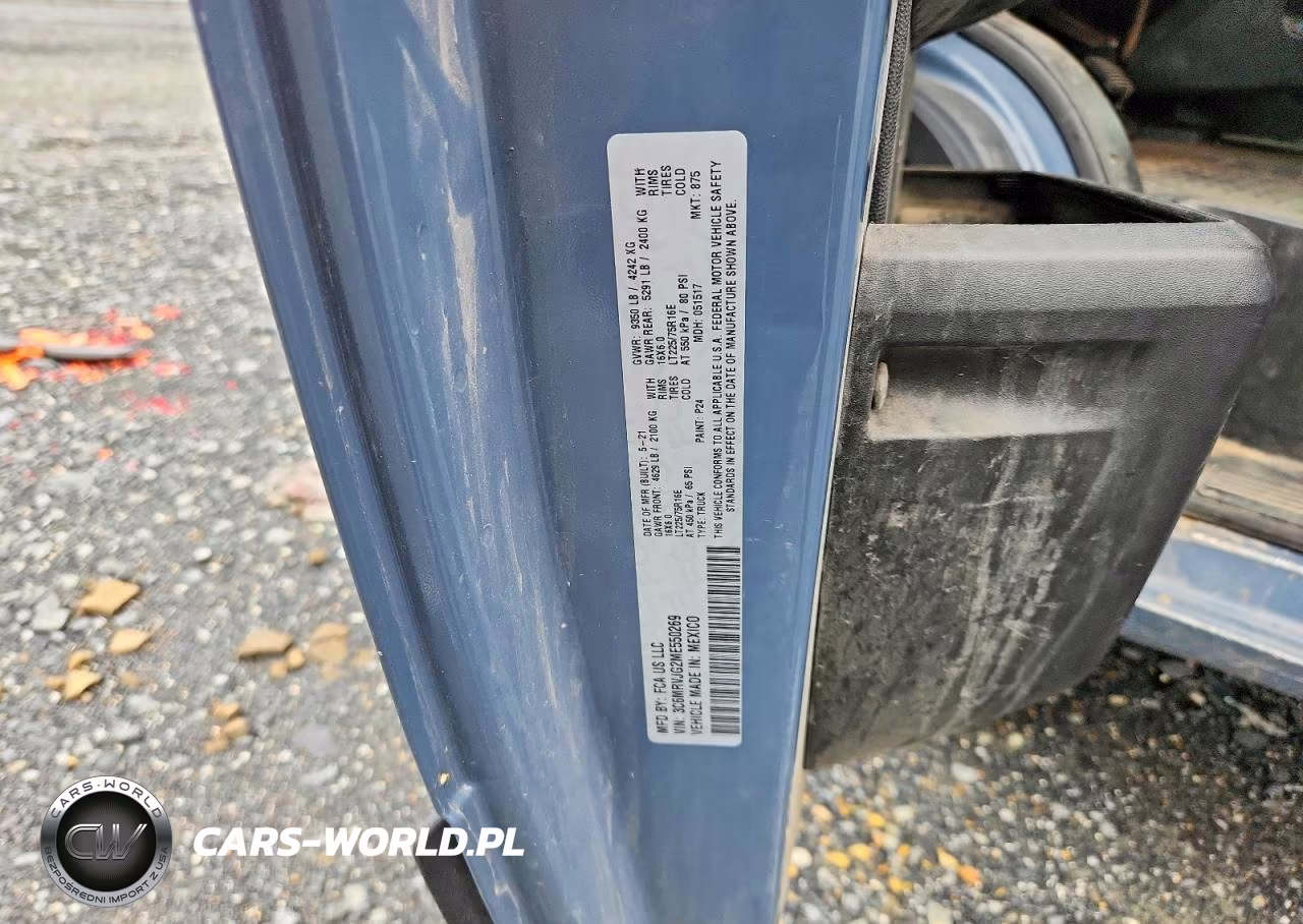2021 Ram Promaster 3500 Delivery Van VIN:3C6MRVJG2ME550269 - 13