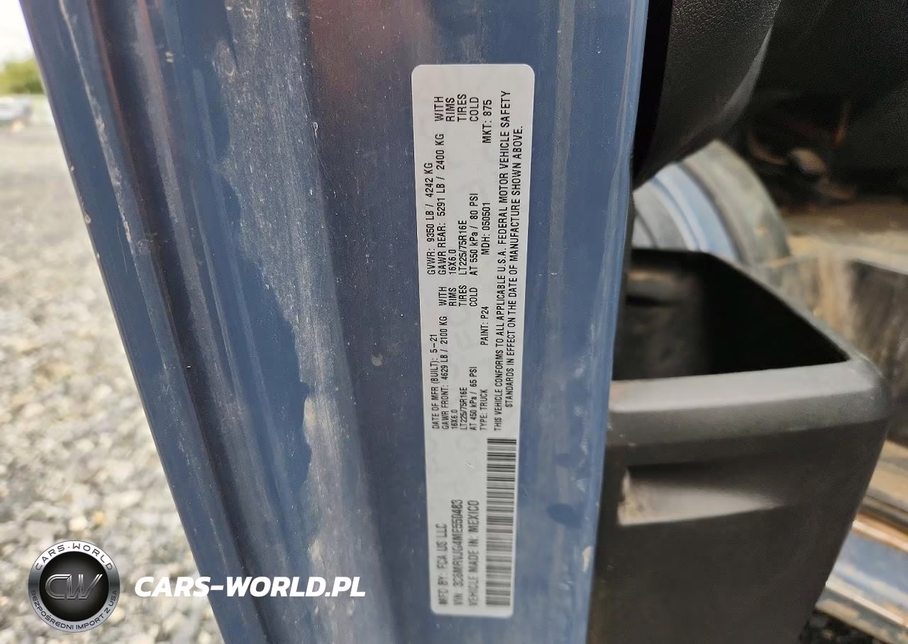 2021 Ram Promaster 3500 Delivery Van VIN:3C6MRVJG4ME550483 - 13
