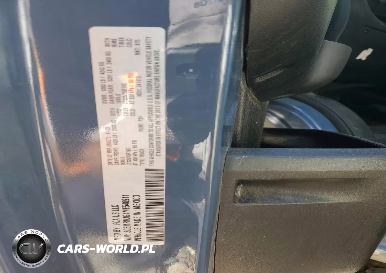 2021 Ram Promaster 3500 Delivery Van VIN:3C6MRVJG4ME540911 - 12
