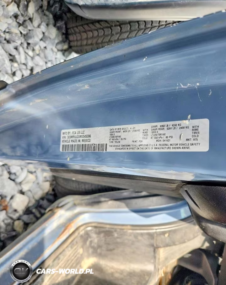 2021 Ram Promaster 3500 Delivery Van VIN:3C6MRVJG5ME545096 - 13
