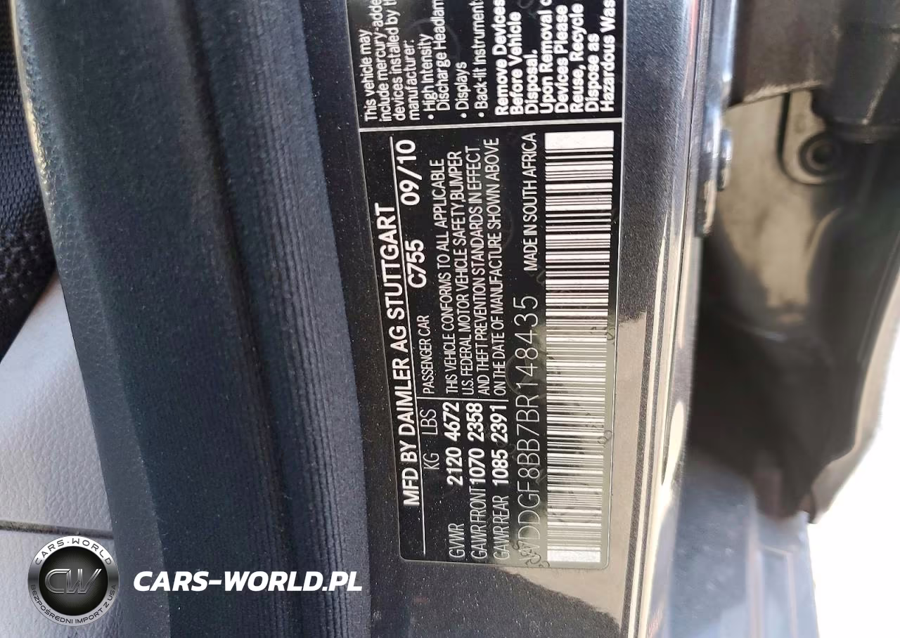2011 Mercedes-Benz C 300 4Matic VIN:WDDGF8BB7BR148435 - 12