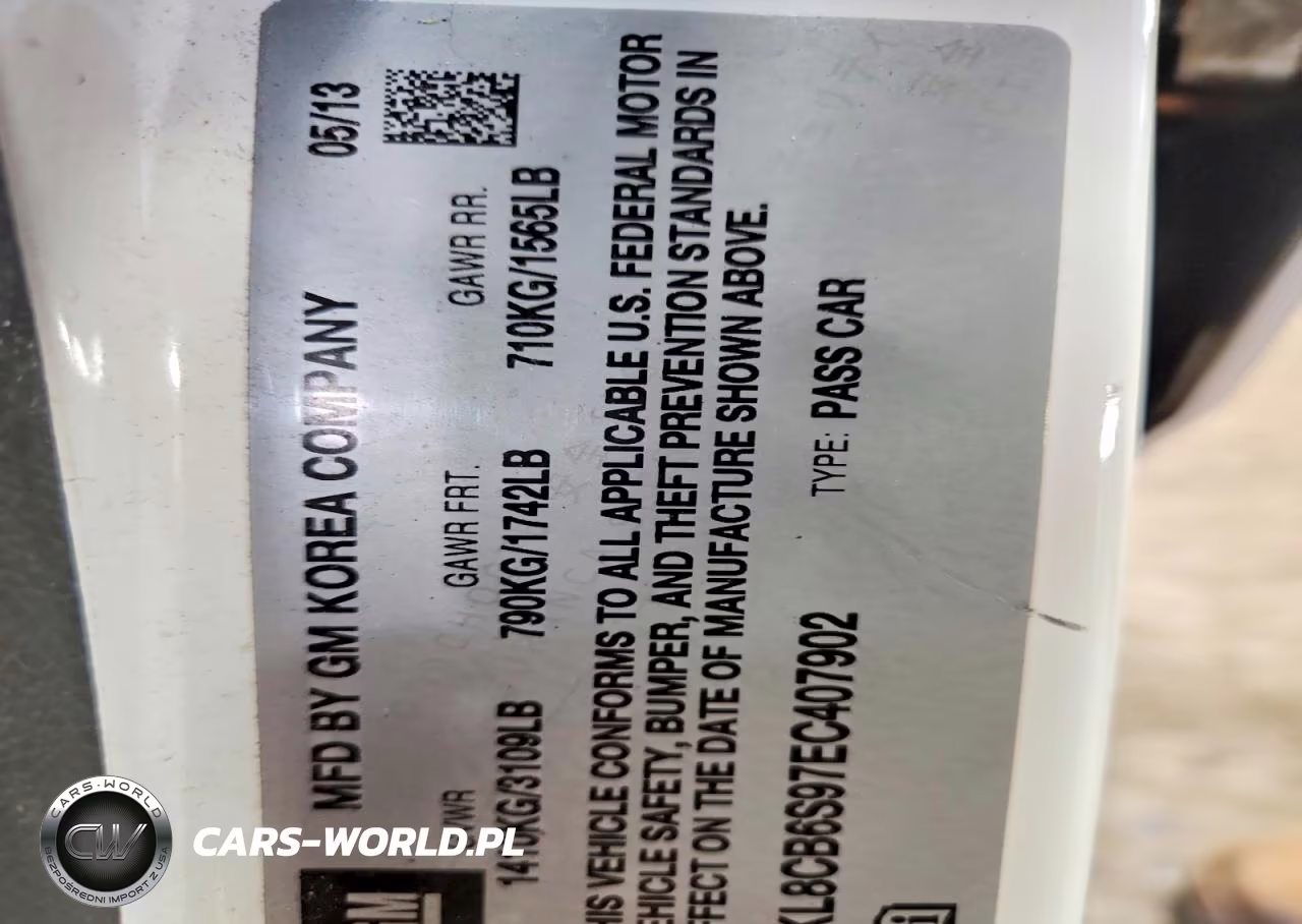 2014 Chevrolet Spark Ls VIN:KL8CB6S97EC407902 - 12