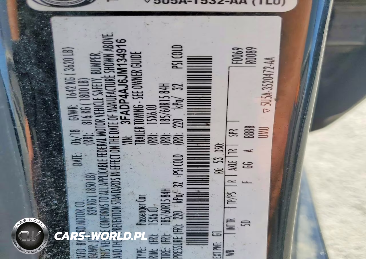 2018 Ford Fiesta S VIN:3FADP4AJ6JM134916 - 12