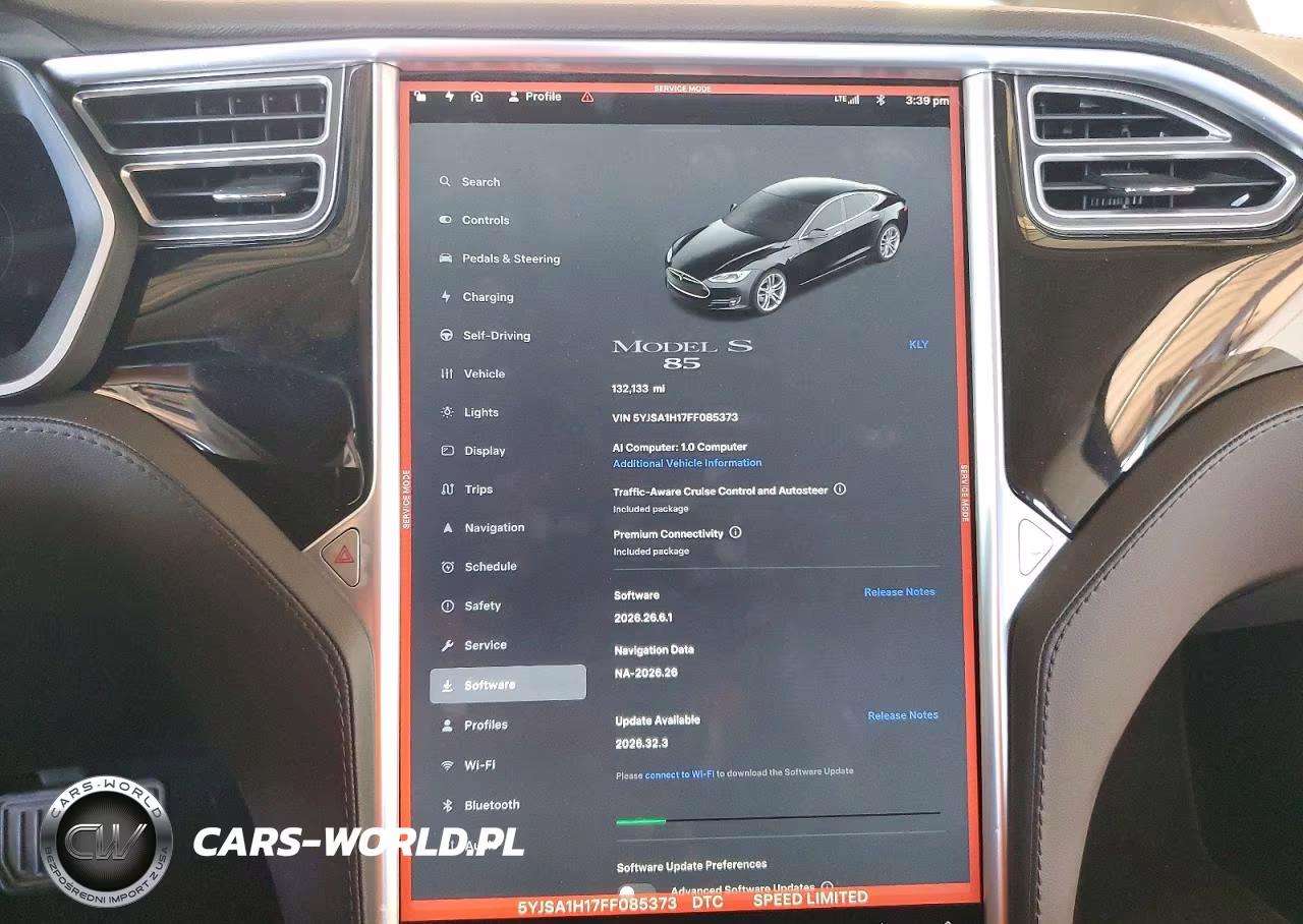 2015 Tesla Model S 85 VIN:5YJSA1H17FF085373 - 9