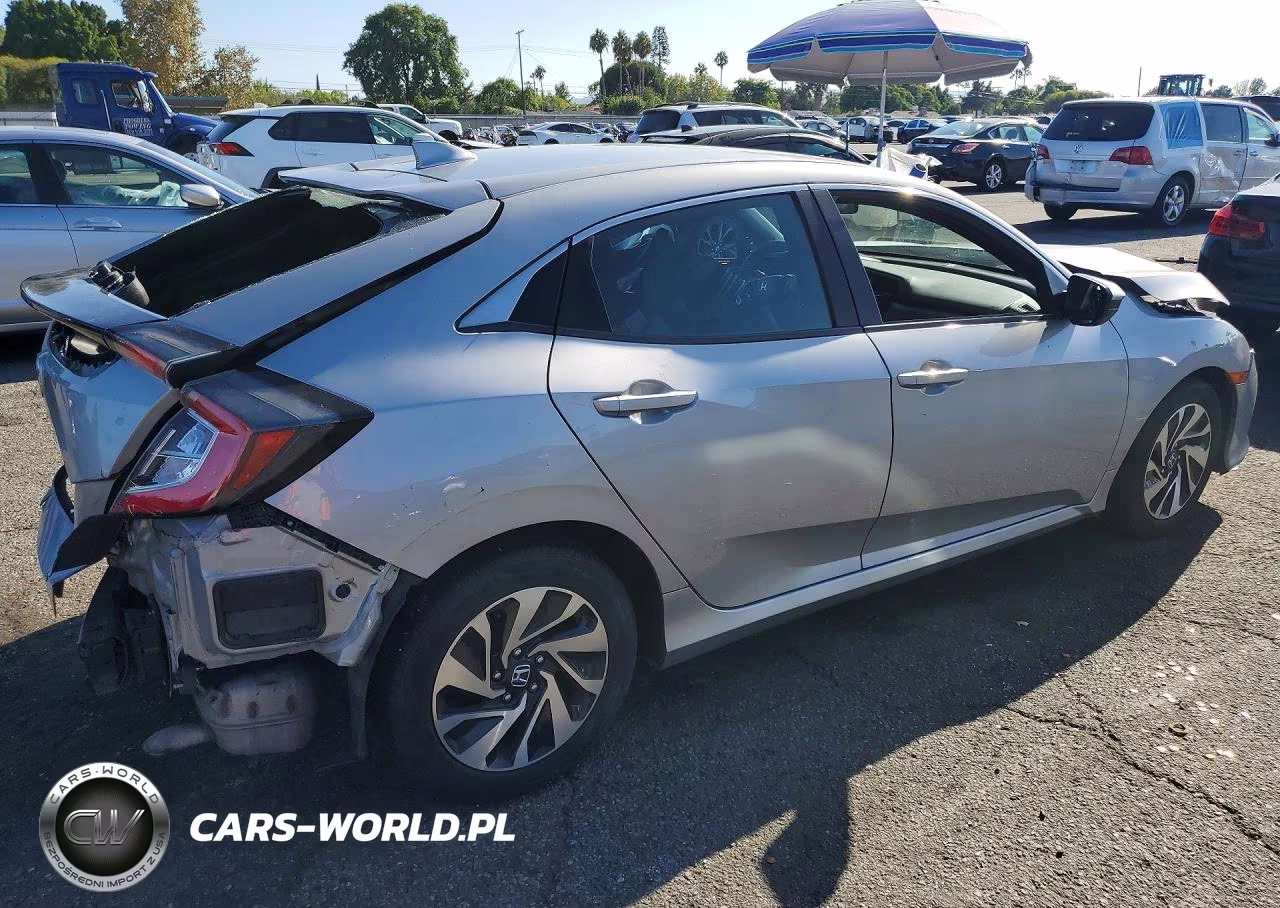 2018 Honda Civic Lx VIN:SHHFK7H23JU407136 - 3