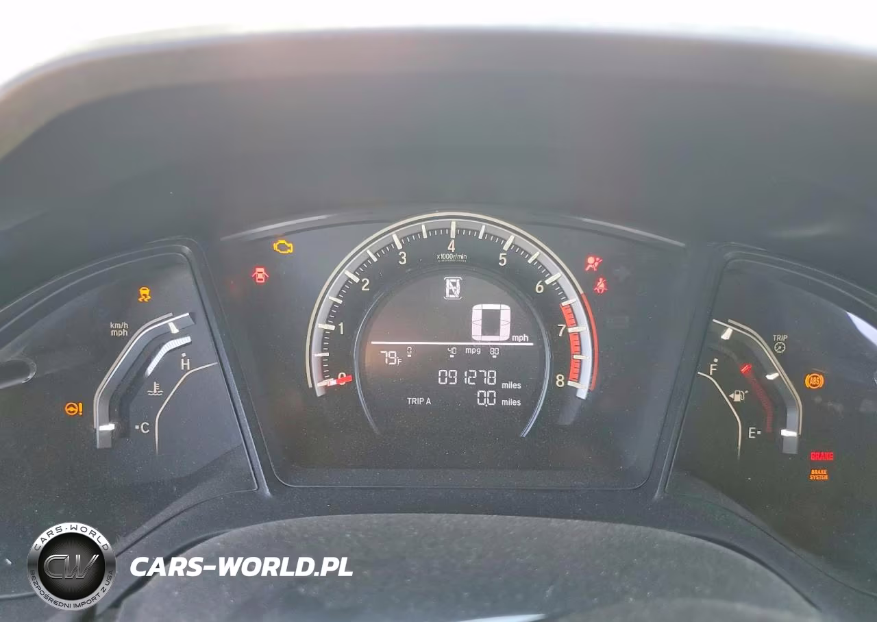 2018 Honda Civic Lx VIN:SHHFK7H23JU407136 - 9