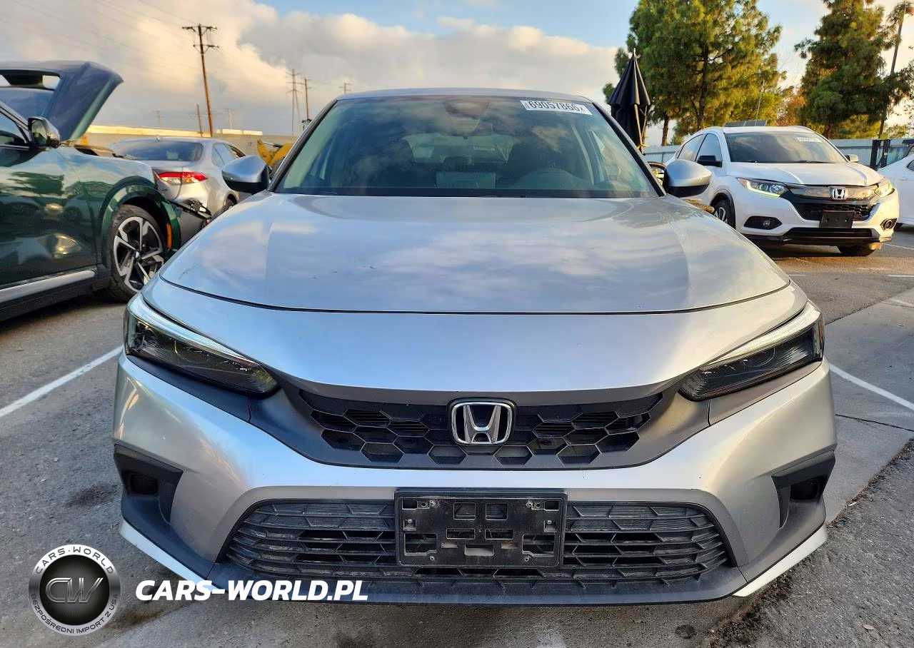 2022 Honda Civic Lx VIN:19XFL2H56NE001360 - 5