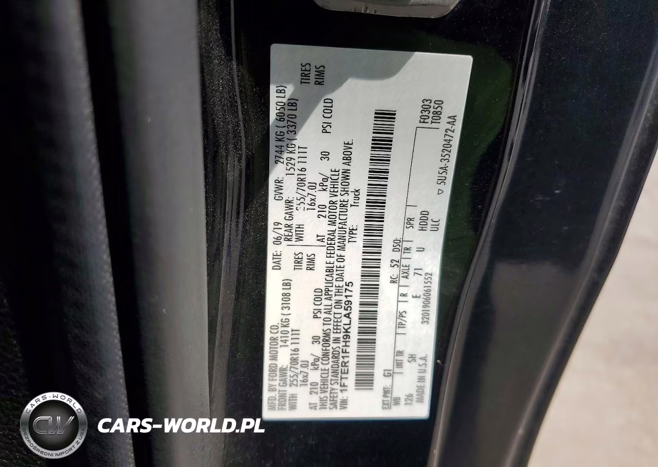 2019 Ford Ranger Xl VIN:1FTER1FH9KLA59175 - 12