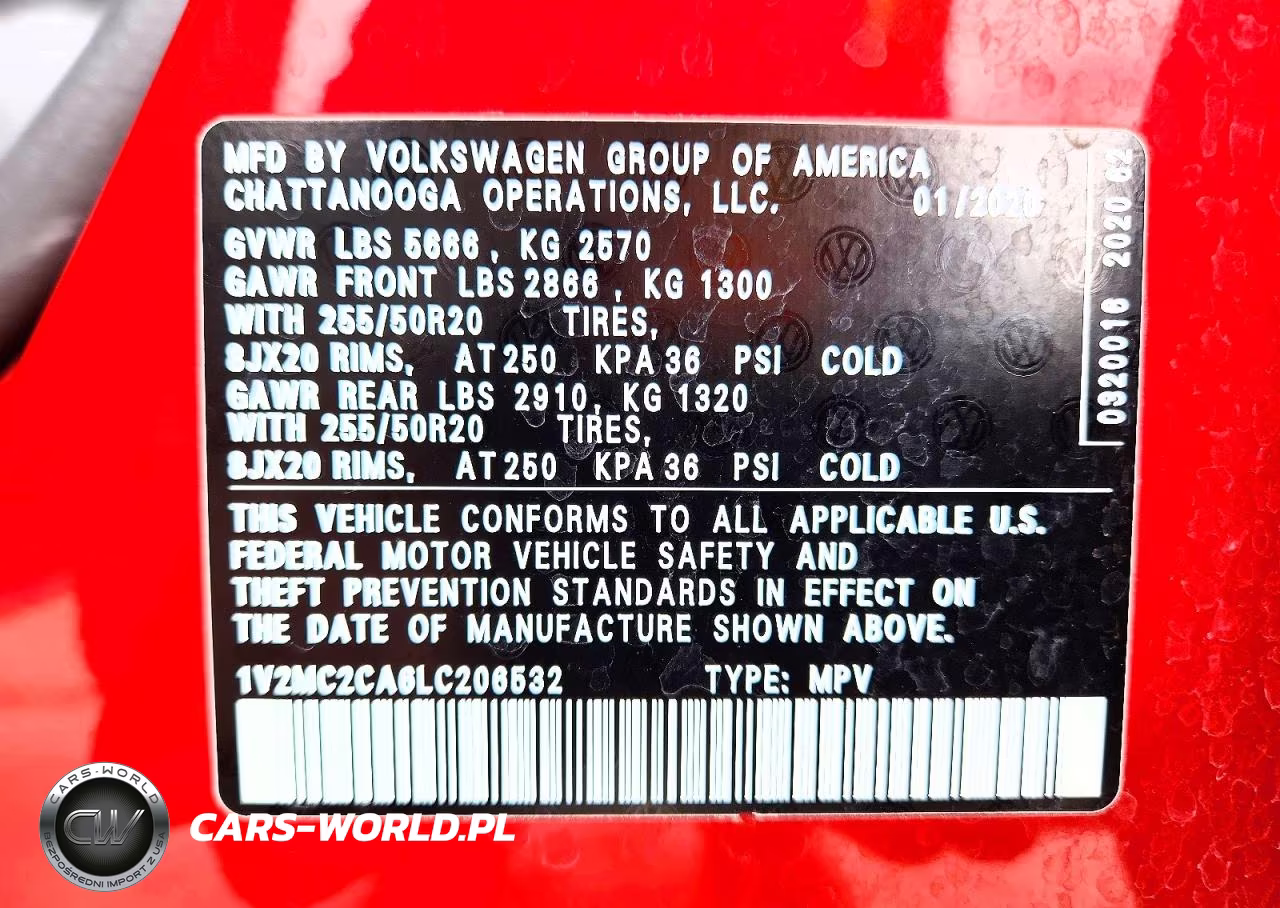 2020 Volkswagen Atlas Cross Sport Sel VIN:1V2MC2CA6LC206532 - 13