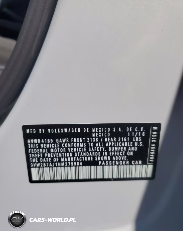 2017 Volkswagen Jetta S VIN:3VW2B7AJ1HM279984 - 13