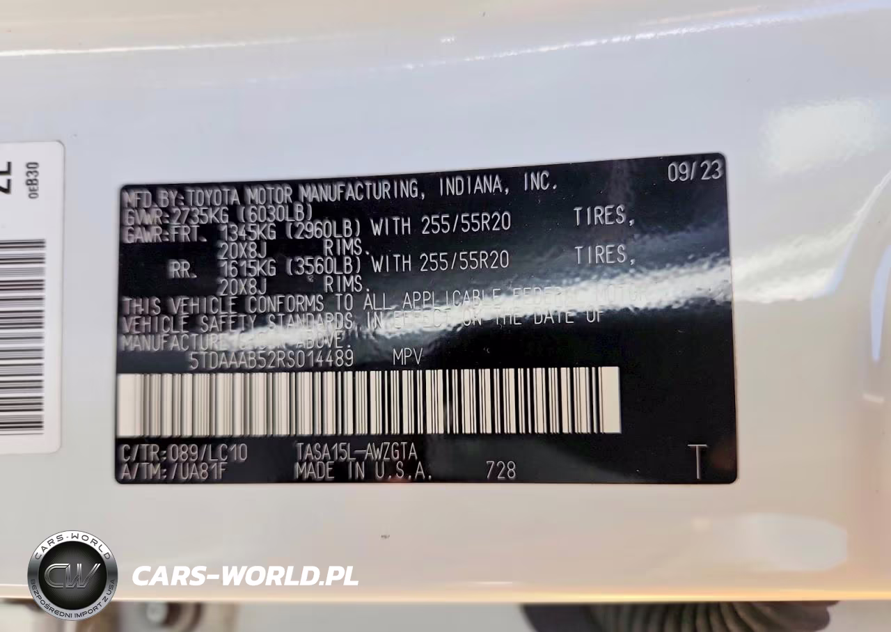 2024 Toyota Grand Highlander Limited VIN:5TDAAAB52RS014489 - 13