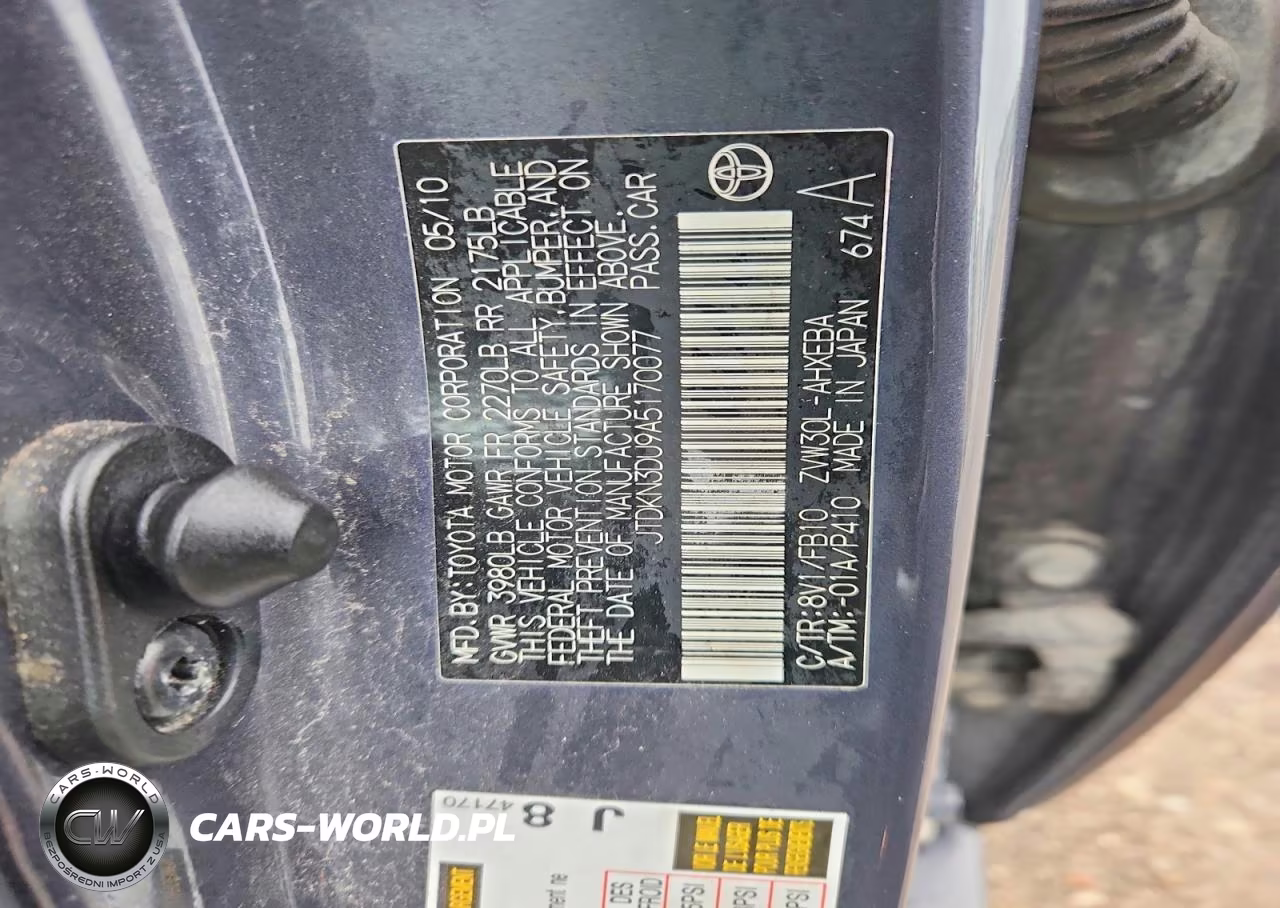 2010 Toyota Prius Ii VIN:JTDKN3DU9A5170077 - 12