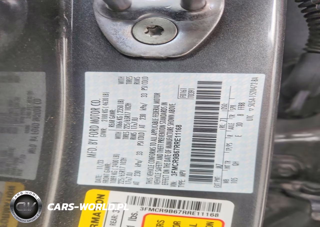2024 Ford Bronco Sport Big Bend VIN:3FMCR9B67RRE11168 - 13