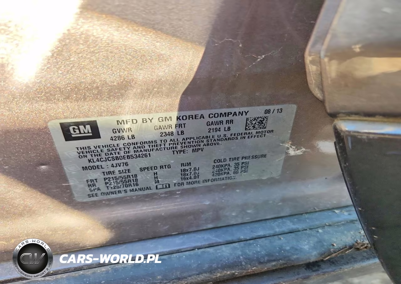 2014 Buick Encore VIN:KL4CJCSB0EB534261 - 13