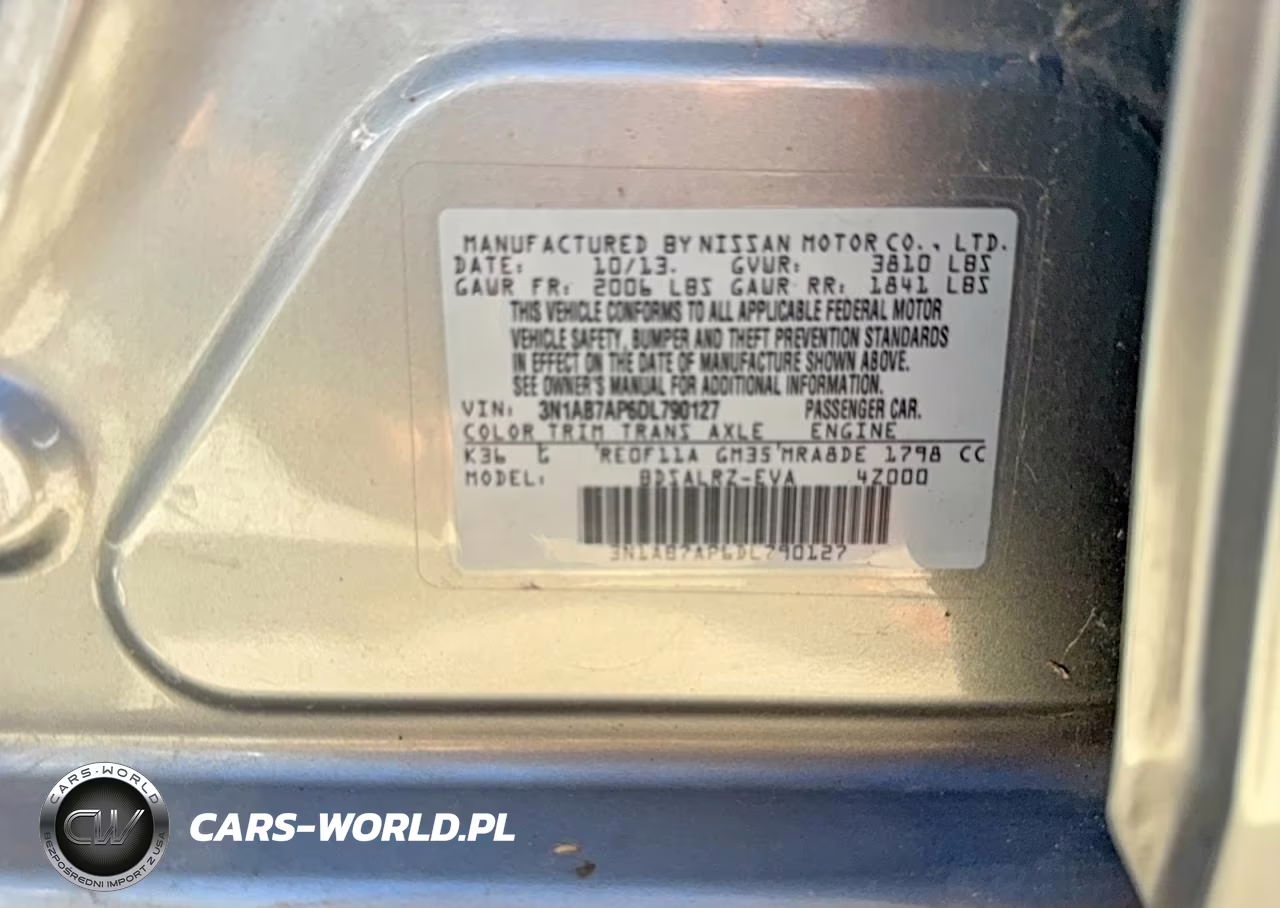 2013 Nissan Sentra Sr VIN:3N1AB7AP6DL790127 - 10