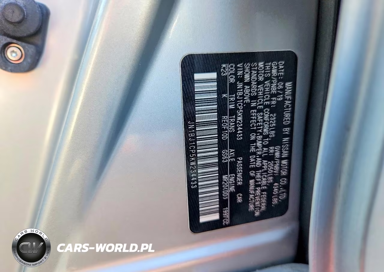 2019 Nissan Rogue Sport Sv VIN:JN1BJ1CP5KW234433 - 13