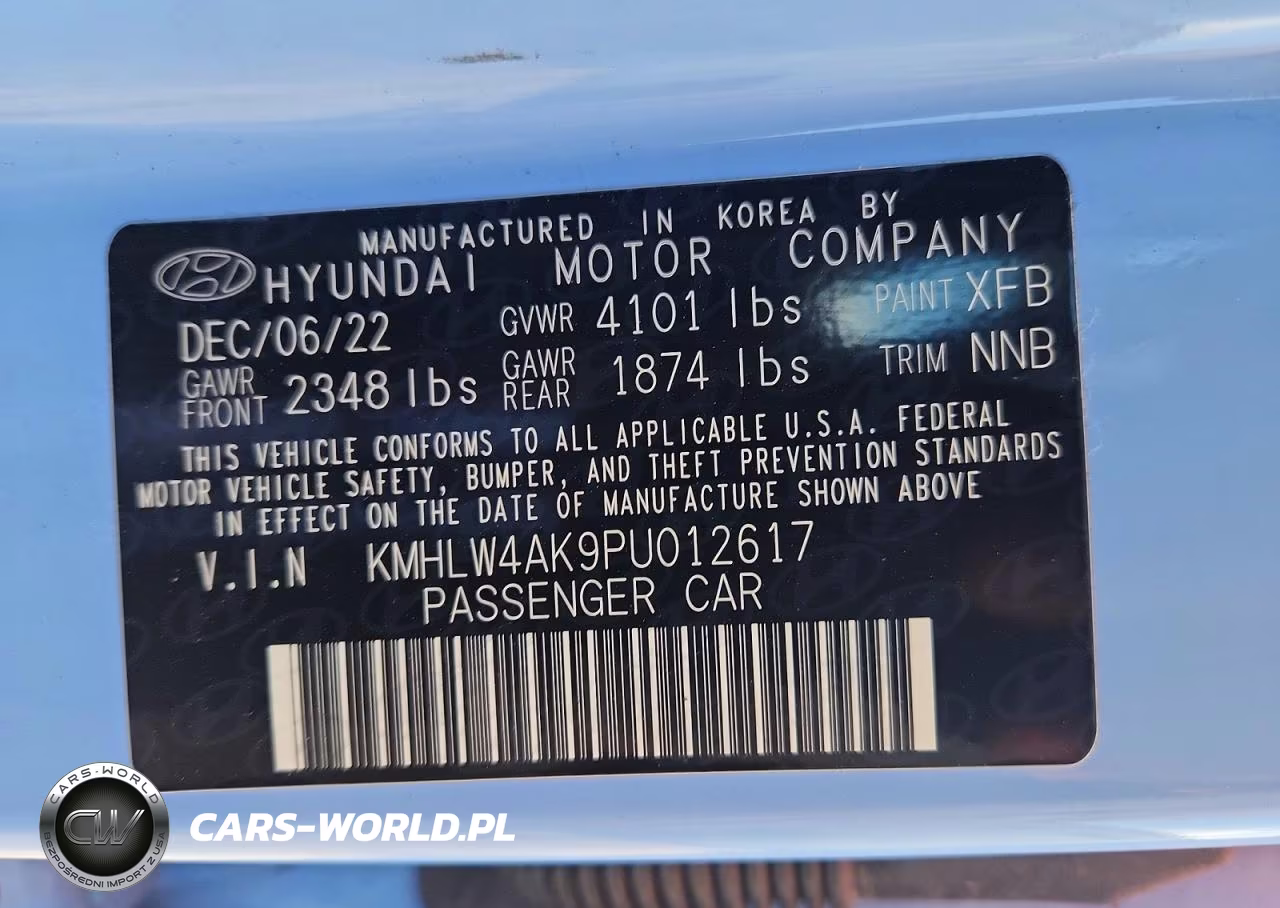 2023 Hyundai Elantra N Base VIN:KMHLW4AK9PU012617 - 12