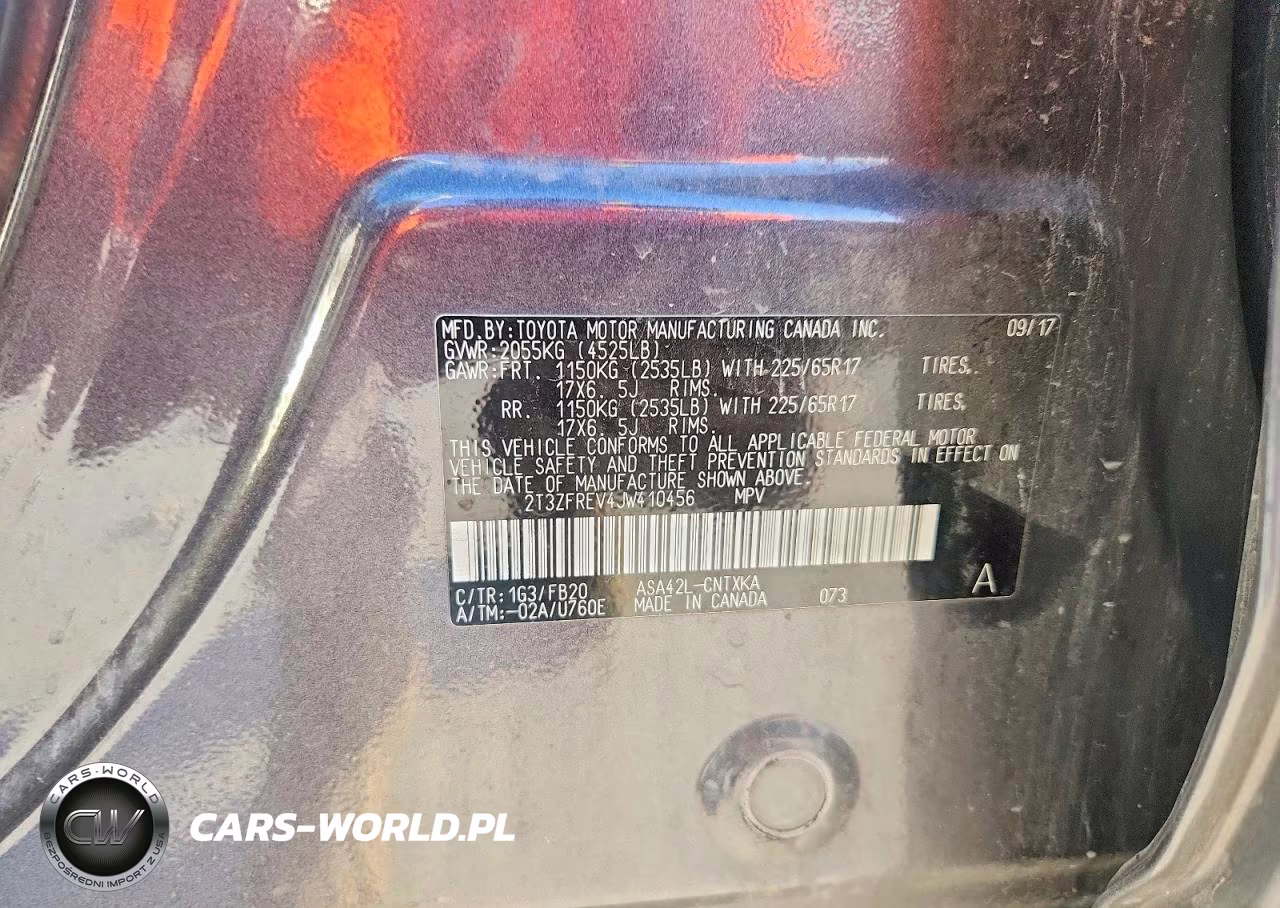 2018 Toyota Rav4 Le VIN:2T3ZFREV4JW410456 - 13
